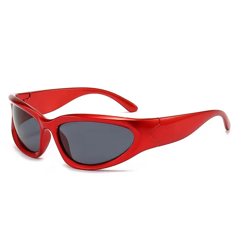 Y2K Sports Punk Square Sunglasses – Designer UV400 Mirror Shades for Women & Men Sunglasses Lunarity Garage C6