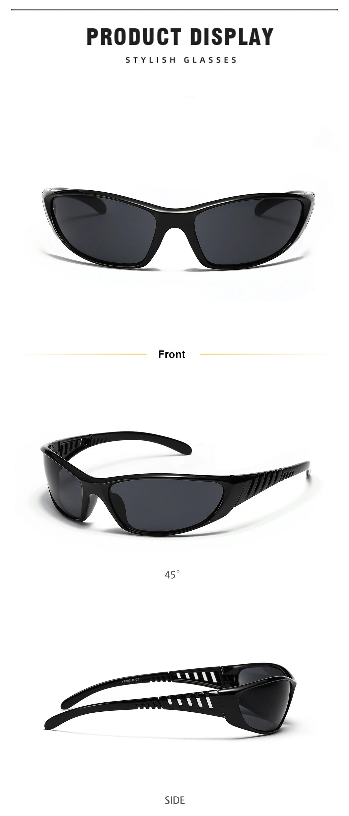 Y2K Futuristic Hollow Sunglasses – Trendy UV400 Shades for Women & Men Sunglasses Lunarity Garage