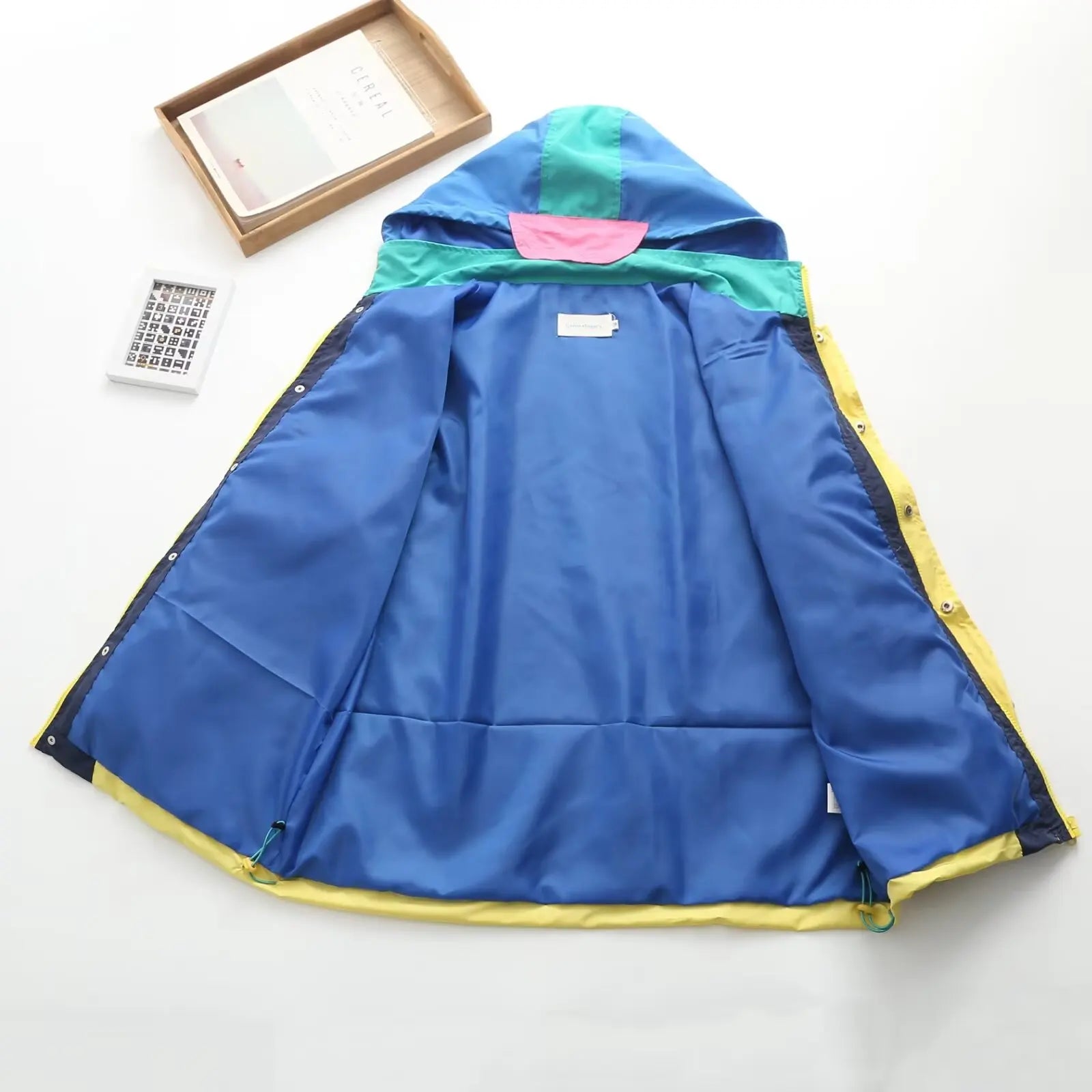Patchwork-Design Vintage Winter Parka Jackets Lunarity Garage