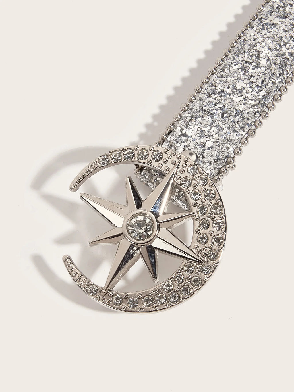 Y2K Star & Moon Rhinestone Buckle Belt Belt Lunarity Garage   
