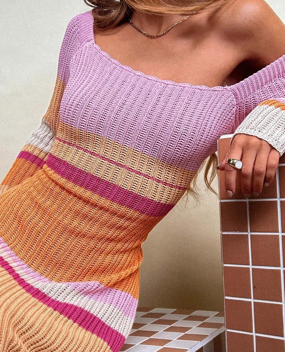 Timeless Elegance: The White Crochet Knit Maxi Beach Cover-Up cover up LUNARITY GARAGE