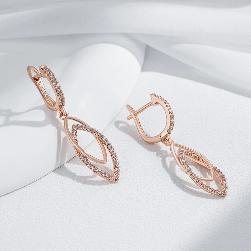 Shiny Zircon Drop Earrings Earrings LUNARITY GARAGE   