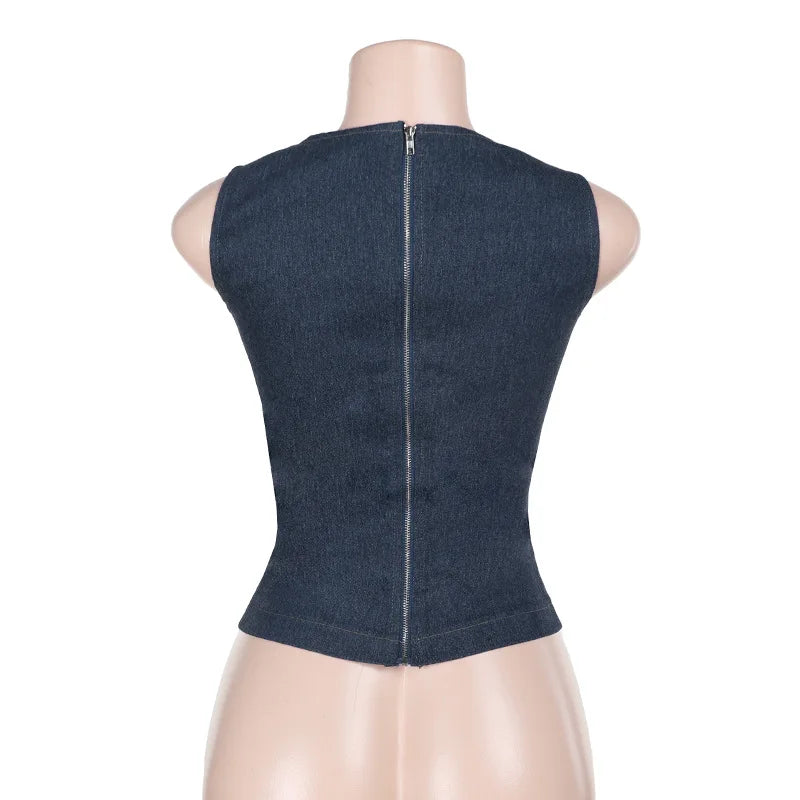 Summer Hollow-Out Slim Vest – Sleek & Sexy Streetwear Essential Vests Lunarity Garage