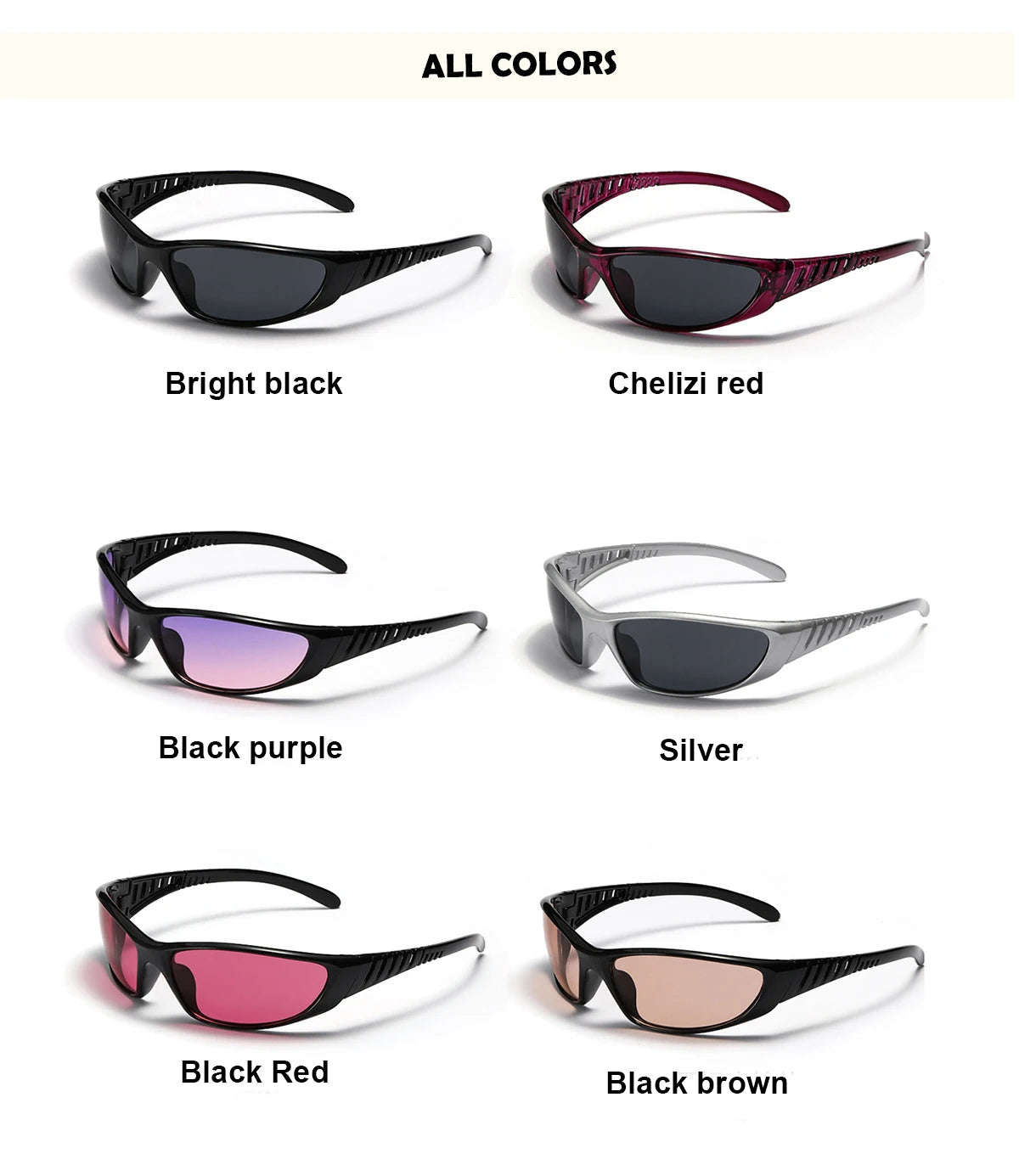 Y2K Futuristic Hollow Sunglasses – Trendy UV400 Shades for Women & Men Sunglasses Lunarity Garage