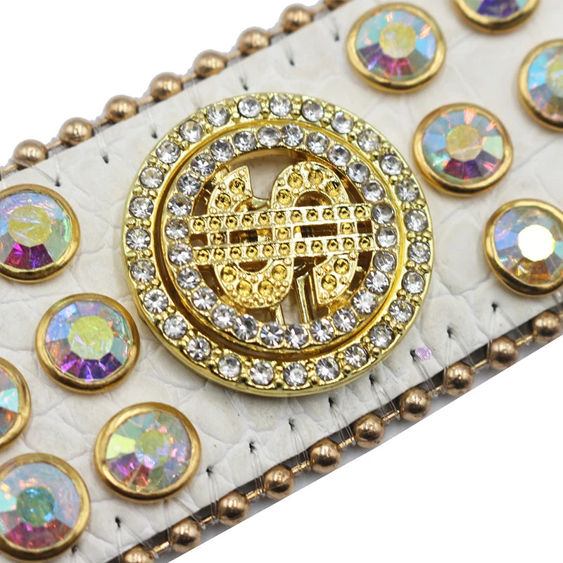 Western Rhinestone Spinner Bracelet Bracelets LUNARITY GARAGE