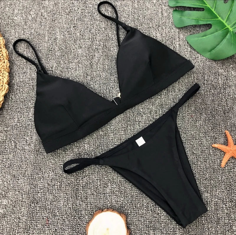 Two-Piece Hollow Out Knitted Beach Dress | 2025 Bikini Cover-Up & Sexy Beach Outfit cover up LUNARITY GARAGE Black Swimsuit S