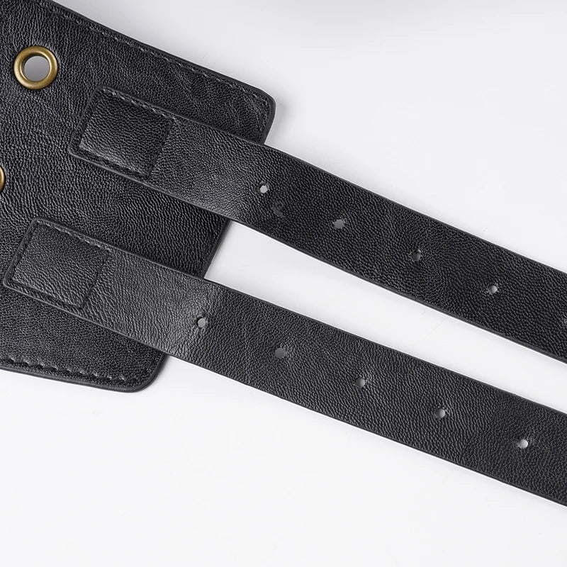 Vintage Exaggerated Western PU Leather Belt belt LUNARITY GARAGE   