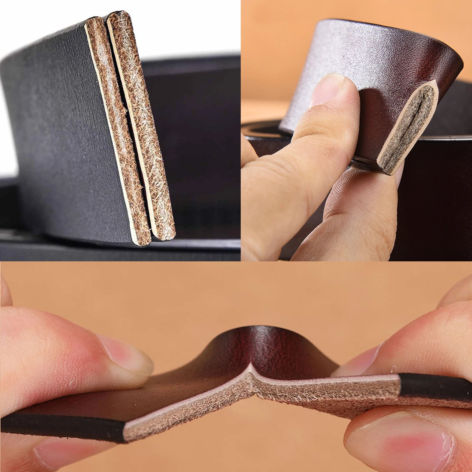 Punk Hip Hop Rock Genuine Leather Bracelet – Chain Rivet Unisex Bangle