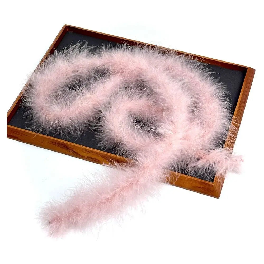 Y2K Punk Plush Fur Belt - Soft Fluffy Waist Chain for Hip Hop & Street Style Belt LUNARITY GARAGE Pink