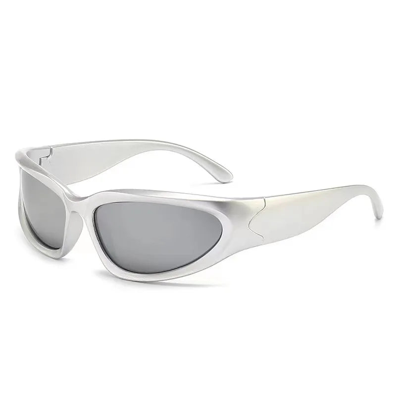 Y2K Sports Punk Square Sunglasses – Designer UV400 Mirror Shades for Women & Men Sunglasses Lunarity Garage C3