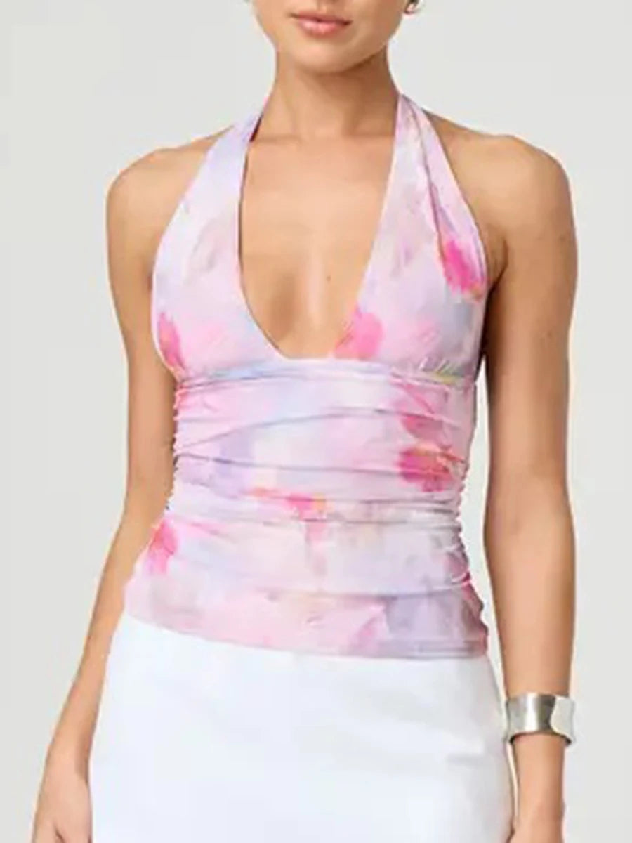 Asymmetrical Lettuce Trim Crop Tube Top - Backless Y2K Tank Tank top LUNARITY GARAGE