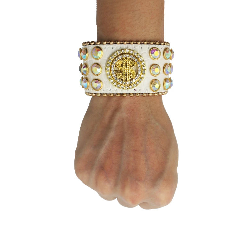Western Rhinestone Spinner Bracelet Bracelets LUNARITY GARAGE