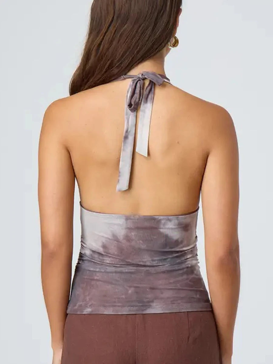 Asymmetrical Lettuce Trim Crop Tube Top - Backless Y2K Tank Tank top LUNARITY GARAGE