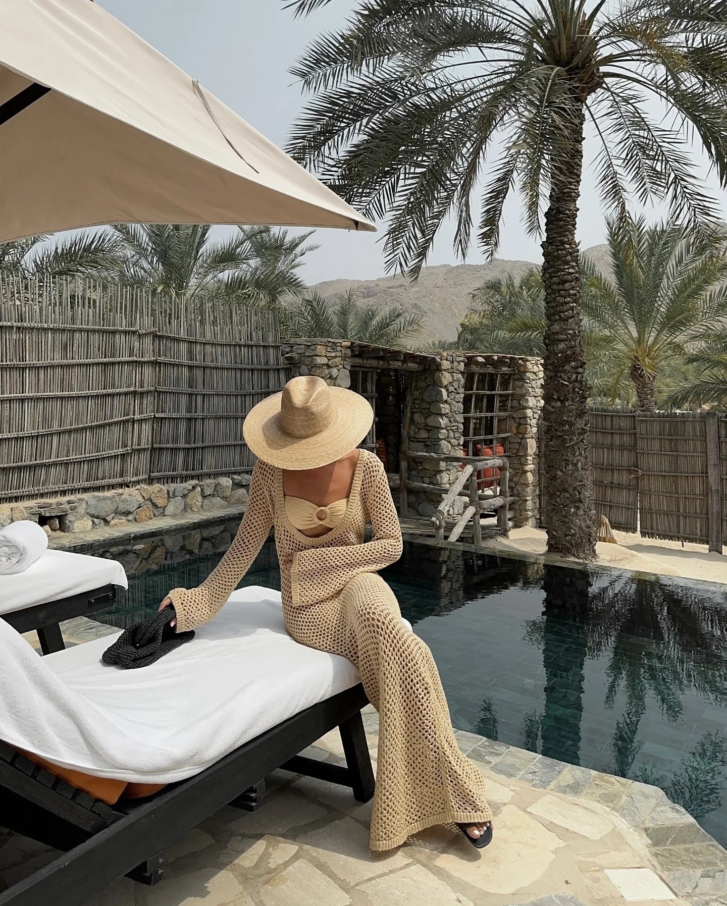 Sexy U-Neck Bell Sleeve Knit Maxi Dress | Summer Beach Cover-Up & Holiday Outfit K21 cover up LUNARITY GARAGE