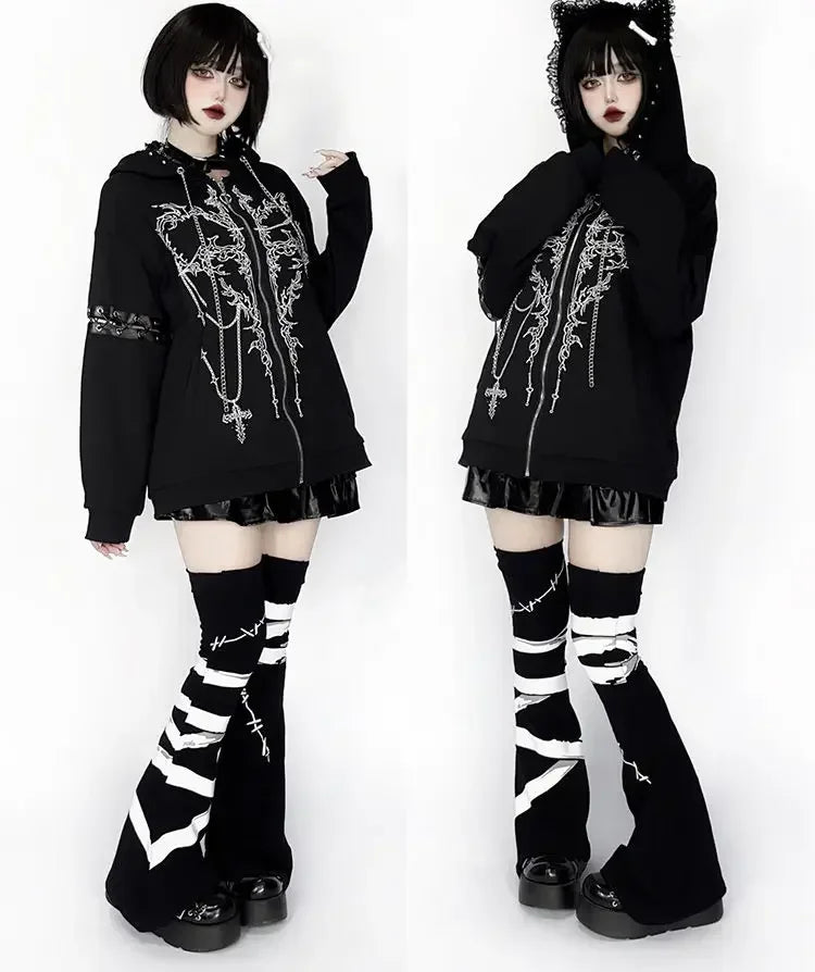 Y2K Kawaii Leg Warmers - Japanese Subculture Lolita Boot Cuffs Leg Warmers LUNARITY GARAGE
