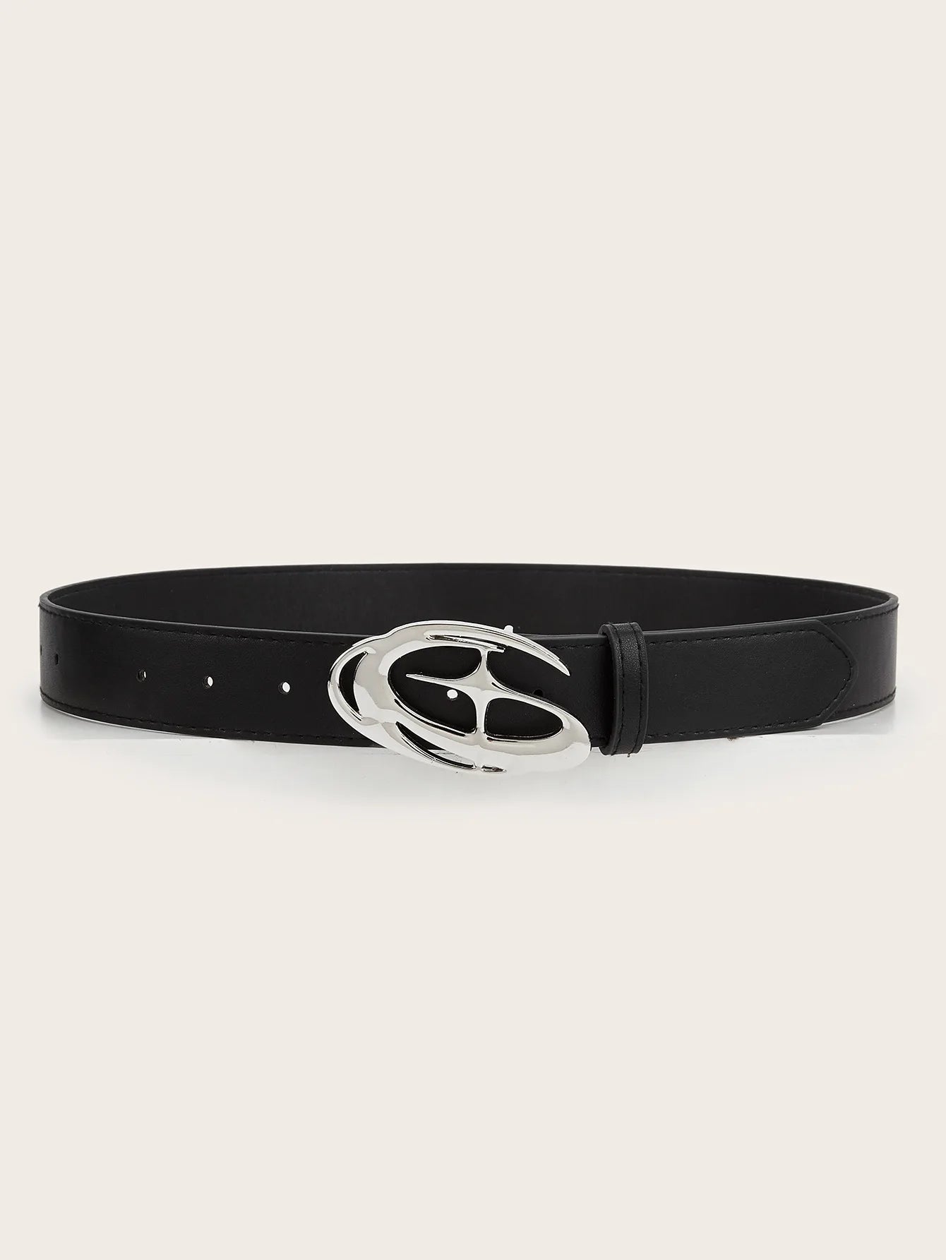 Vintage Punk Moon & Star Buckle Belt – Gothic Y2K PU Leather Waistband for Men & Women Belt LUNARITY GARAGE