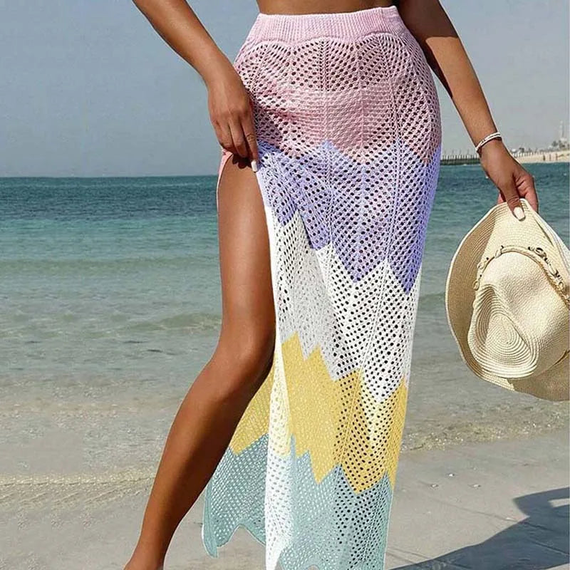 The Sexy Knit Beach Skirt Cover-Up covers up LUNARITY GARAGE