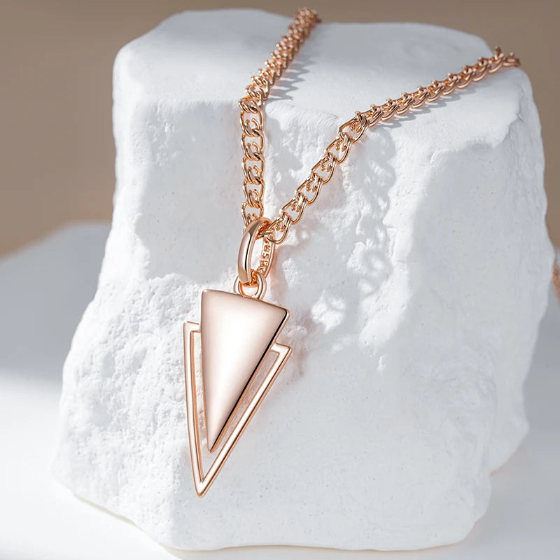 Glossy Triangle Pendant Necklace Necklace LUNARITY GARAGE   