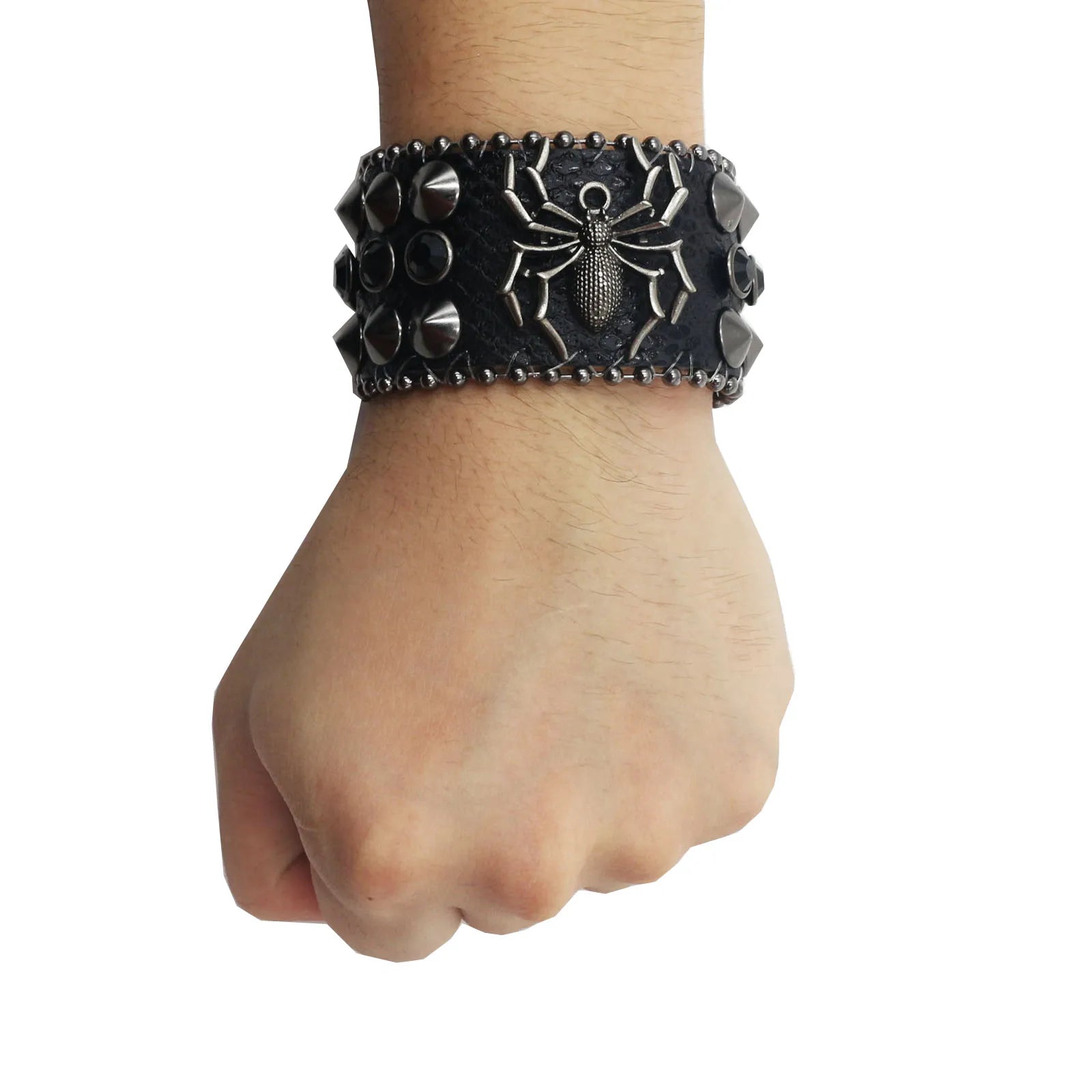 Original Designer Rhinestone Rivet Bracelet – Y2K Unisex Bangle Bracelets LUNARITY GARAGE