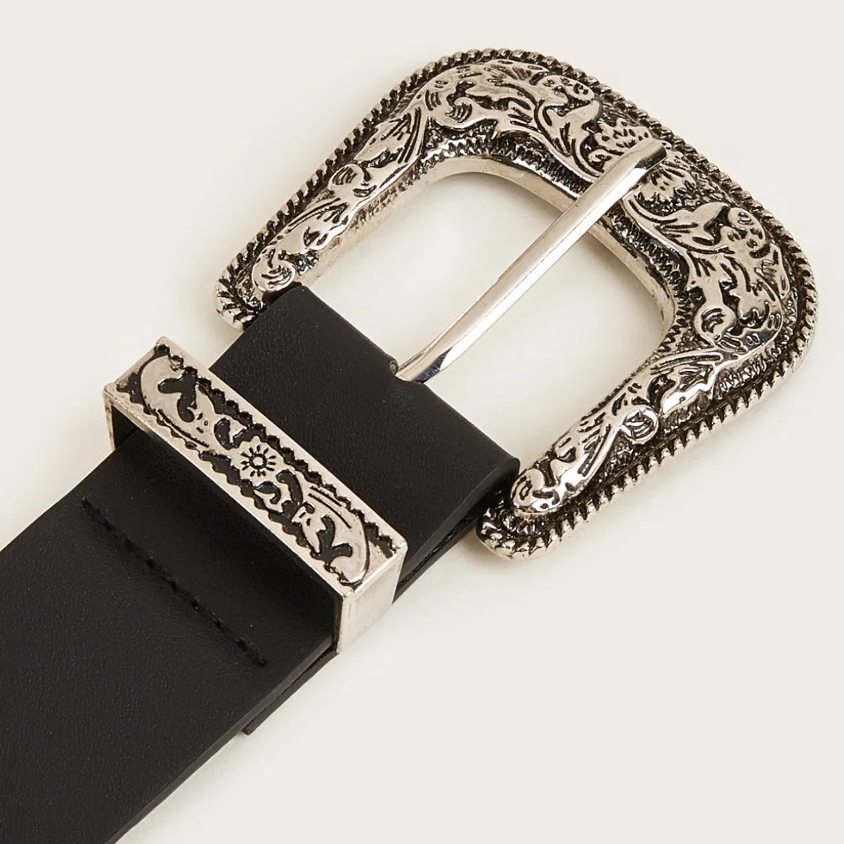 Vintage Rivet Gothic Belt - Punk Y2K Metal Buckle Belt Lunarity Garage