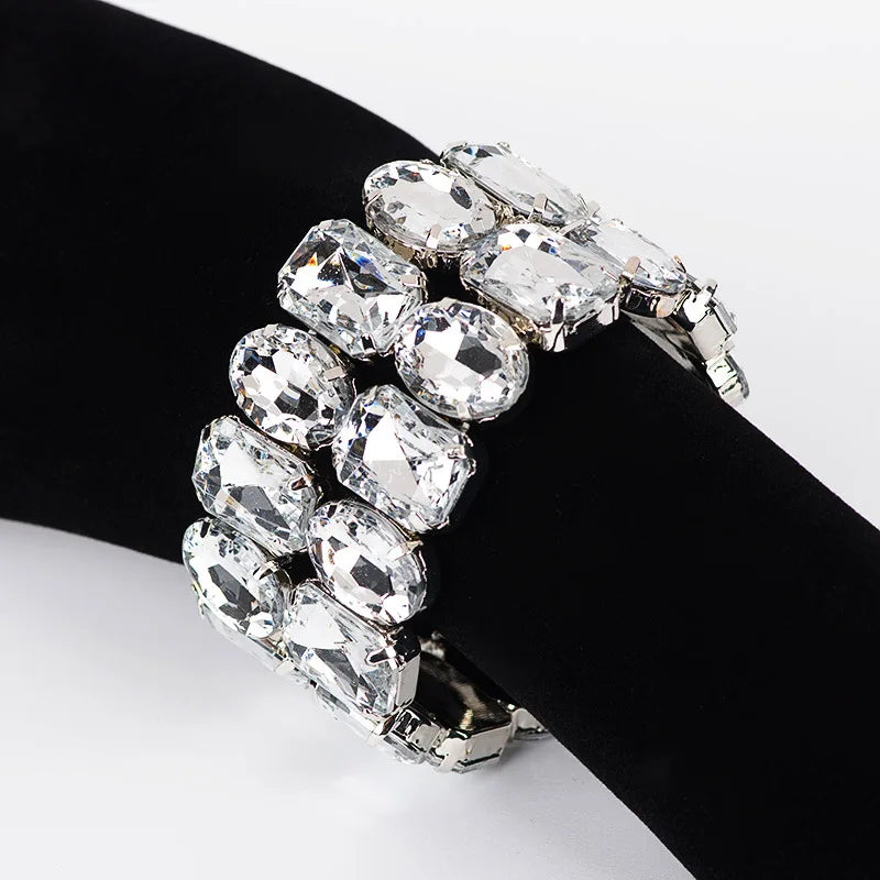 Luxury Exquisite Crystal Stretch Bracelet Bracelets Lunarity Garage   