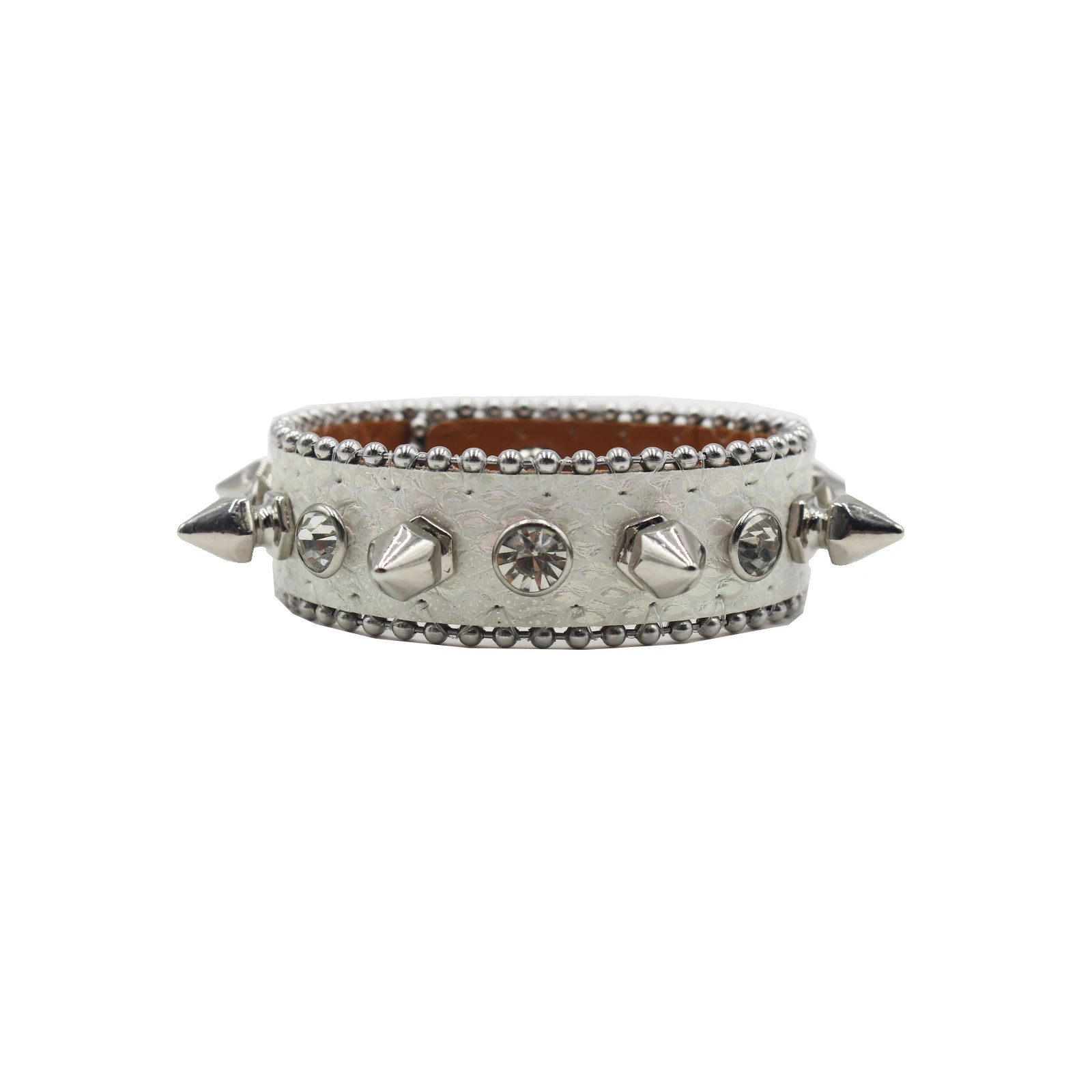 Rhinestone Denim Bracelet – Hip Hop Punk Rock Y2K Style (Unisex) Bracelets LUNARITY GARAGE