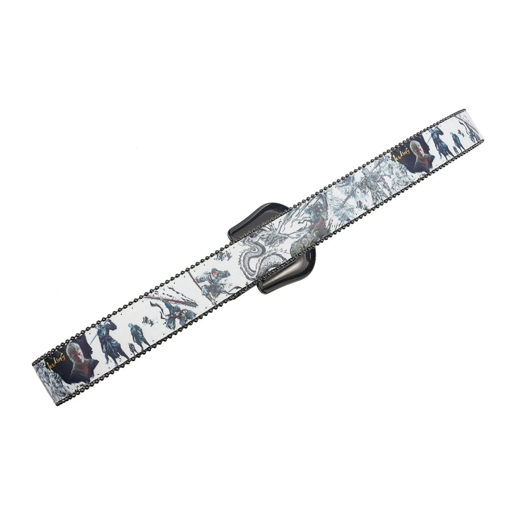 Black Myth Wukong Y2K Rhinestone Belt – Punk Hip Hop Style belt LUNARITY GARAGE