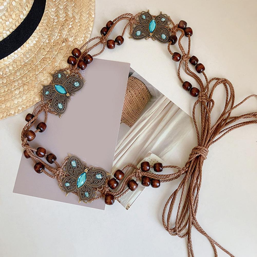 Ethnic Style Belt Women Belt Vintage Bohemian Beads Belt Lunarity Garage   