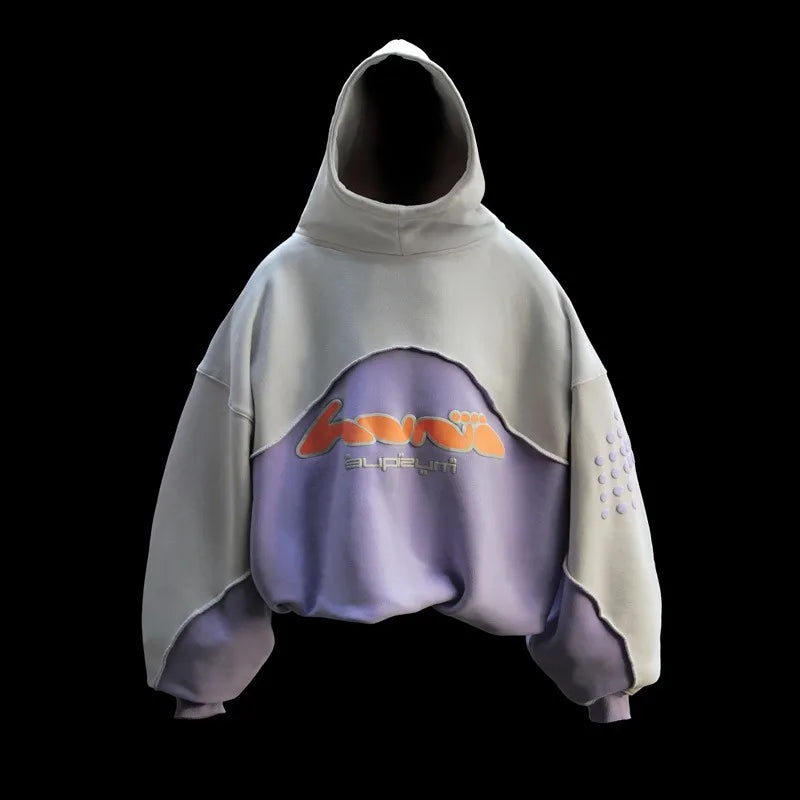 Unisex Y2K Harajuku Oversized Hoodie hoodie LUNARITY GARAGE Purple L