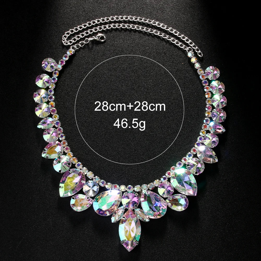 Ballroom Dance Crystal Choker Necklace Necklace Lunarity Garage   