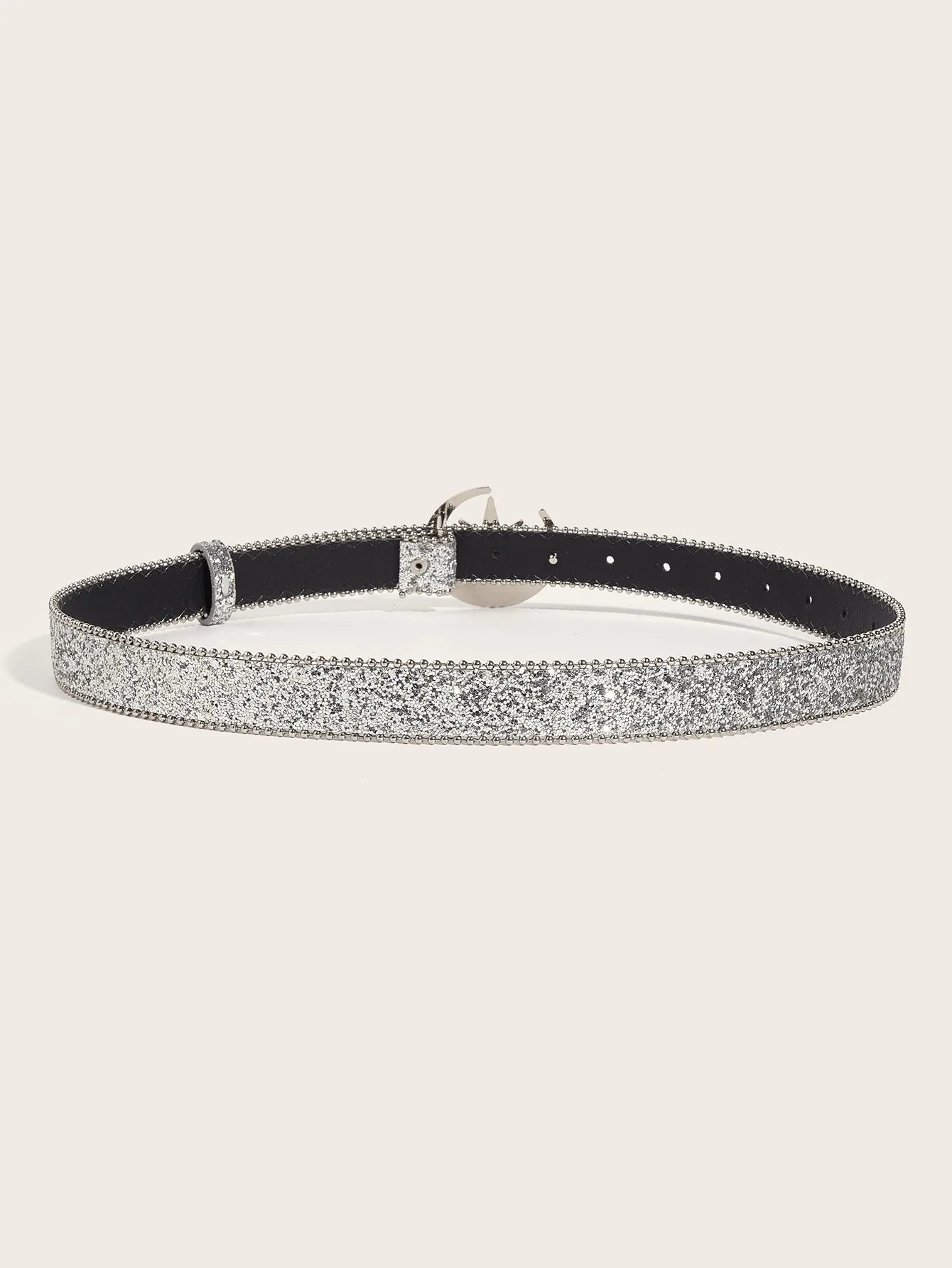Y2K Star & Moon Rhinestone Buckle Belt Belt Lunarity Garage