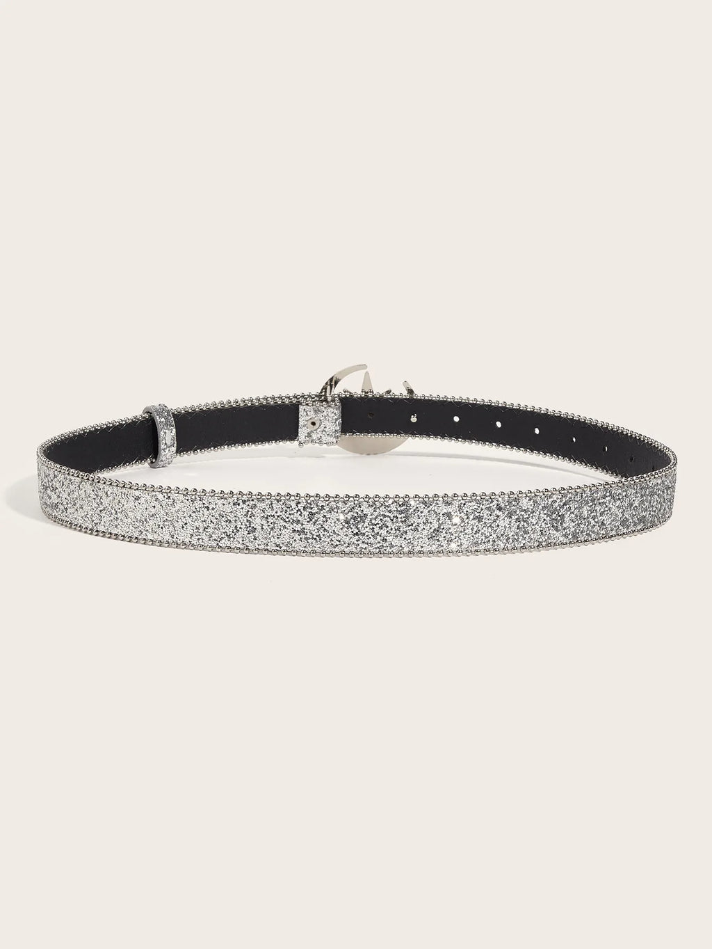 Y2K Star & Moon Rhinestone Buckle Belt Belt Lunarity Garage   