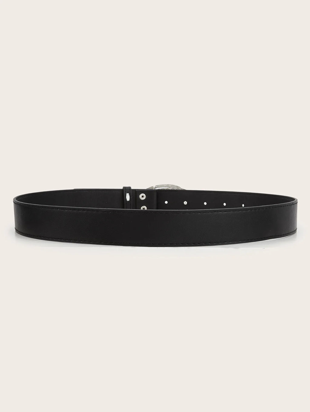 Vintage Punk Moon & Star Buckle Belt – Gothic Y2K PU Leather Waistband for Men & Women Belt LUNARITY GARAGE