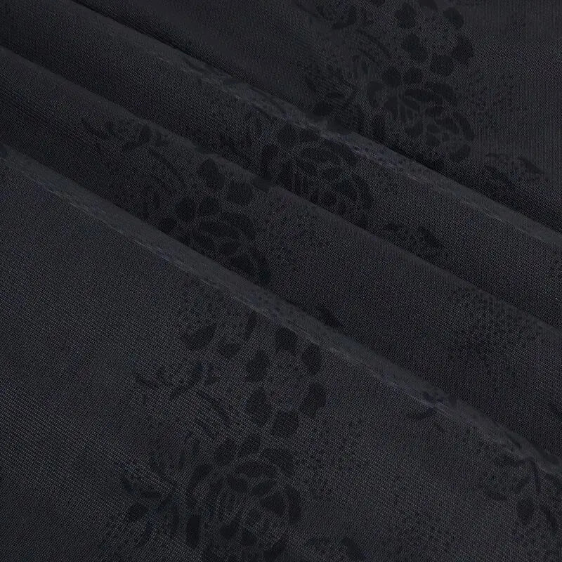 Sexy Floral Print Mesh Patchwork Dress Dress Lunarity Garage