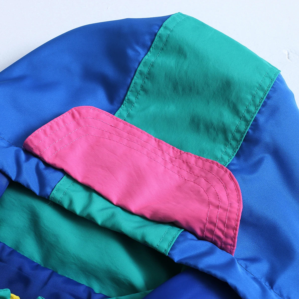 Patchwork-Design Vintage Winter Parka Jackets Lunarity Garage