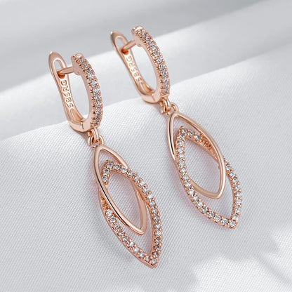 Shiny Zircon Drop Earrings Earrings LUNARITY GARAGE   