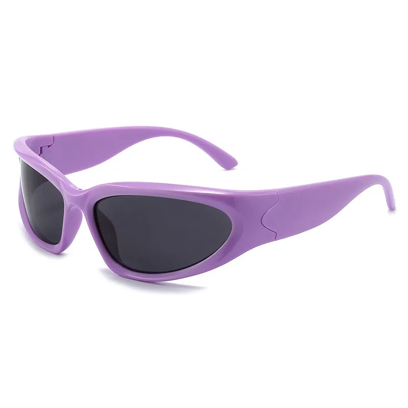 Y2K Sports Punk Square Sunglasses – Designer UV400 Mirror Shades for Women & Men Sunglasses Lunarity Garage C11