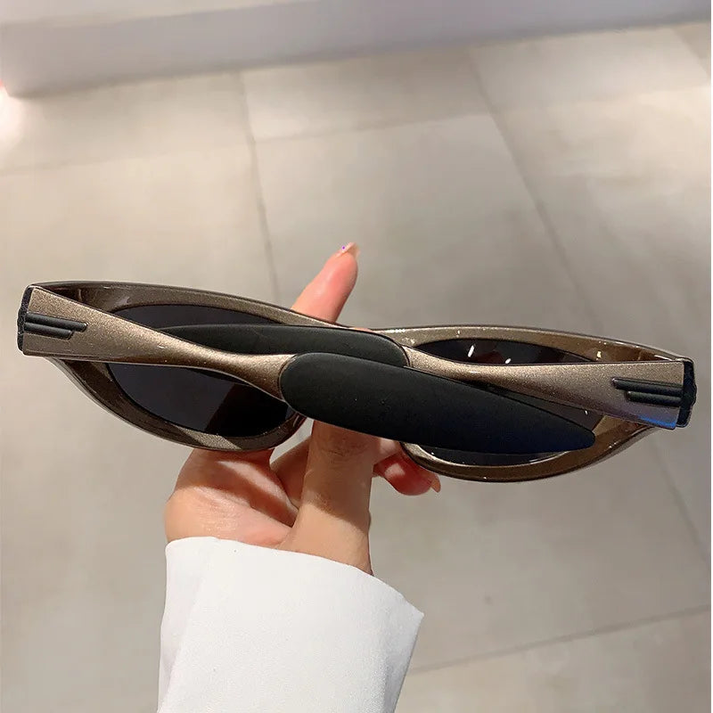 Y2K Luxury Designer Mirror Shades Sunglasses Sunglasses Lunarity Garage   