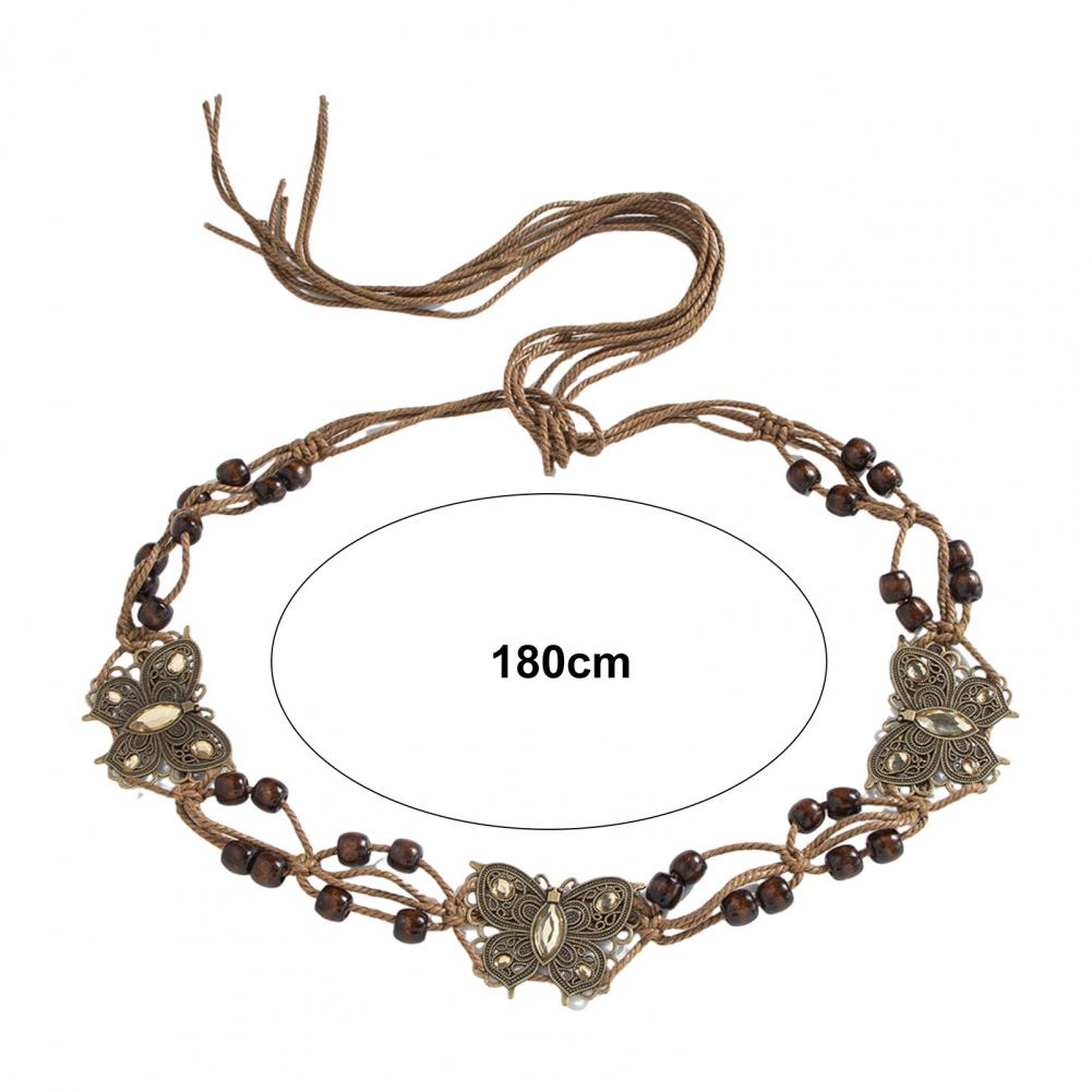 Ethnic Style Belt Women Belt Vintage Bohemian Beads Belt Lunarity Garage   