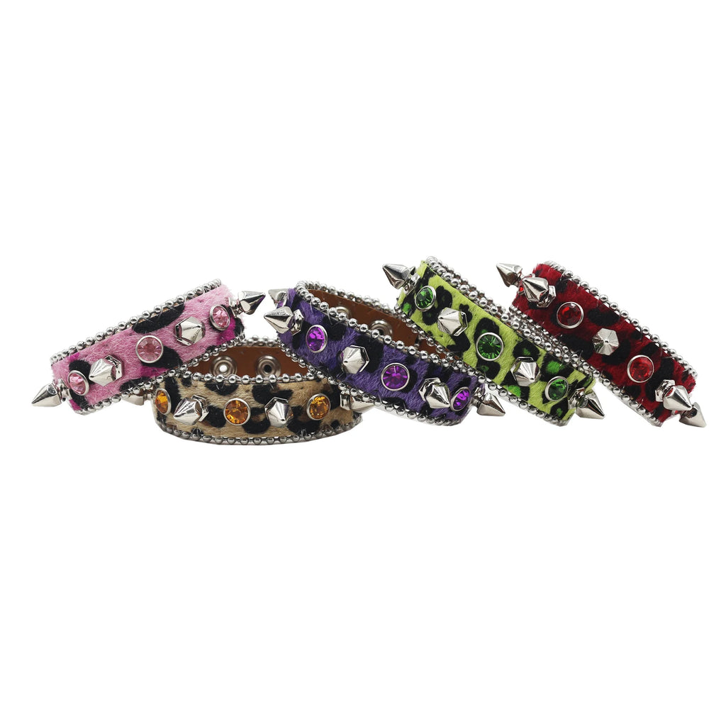 Superior Rhinestone Y2K Bracelet – Punk Style PU Leather Strap (Unisex) Bracelets LUNARITY GARAGE