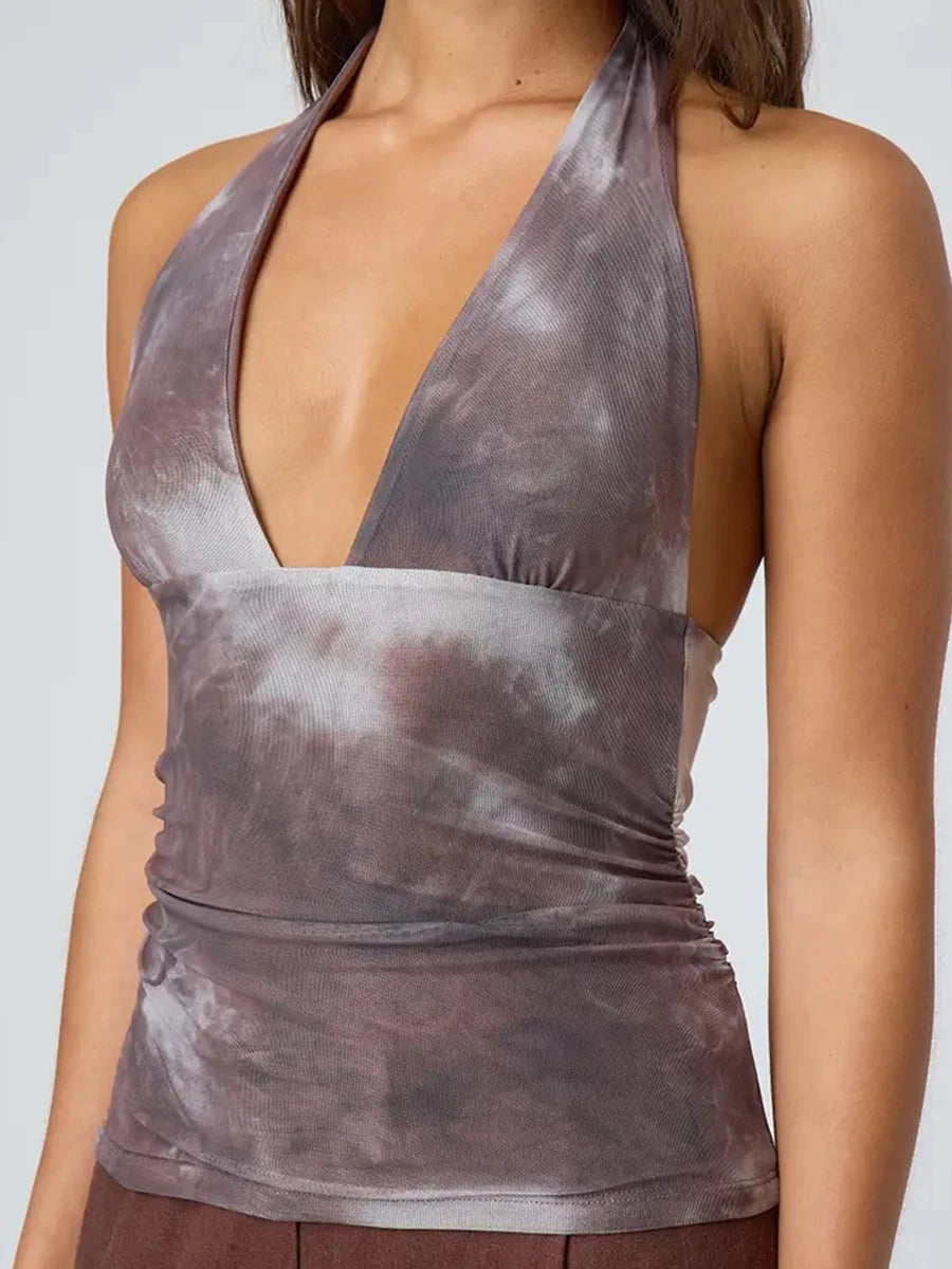 Asymmetrical Lettuce Trim Crop Tube Top - Backless Y2K Tank Tank top LUNARITY GARAGE