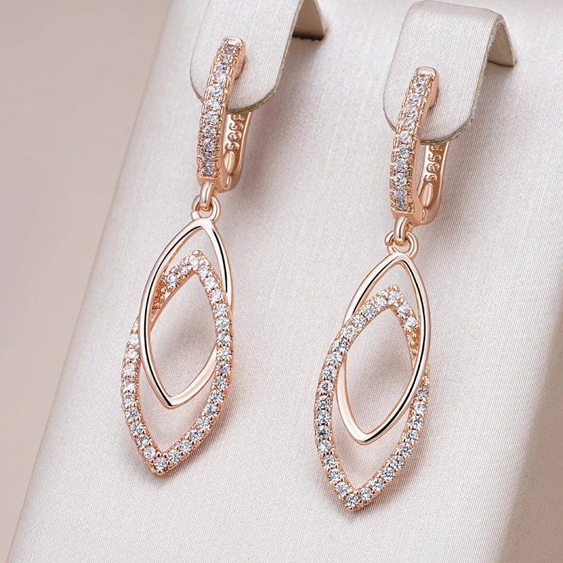 Shiny Zircon Drop Earrings Earrings LUNARITY GARAGE   