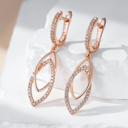 Shiny Zircon Drop Earrings Earrings LUNARITY GARAGE   