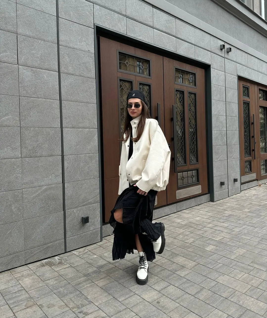 Fashion Stand Collar Button Coat Coats Lunarity Garage