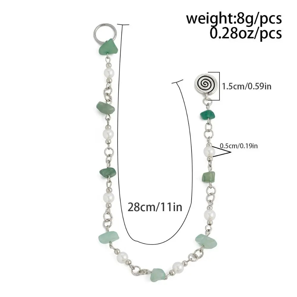 Colorful Stone Butterfly Fringe Headbands Hair Clips Lunarity Garage