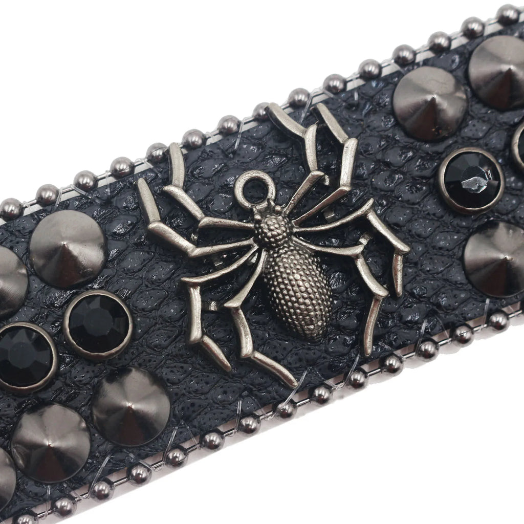 Original Designer Rhinestone Rivet Bracelet – Y2K Unisex Bangle Bracelets LUNARITY GARAGE