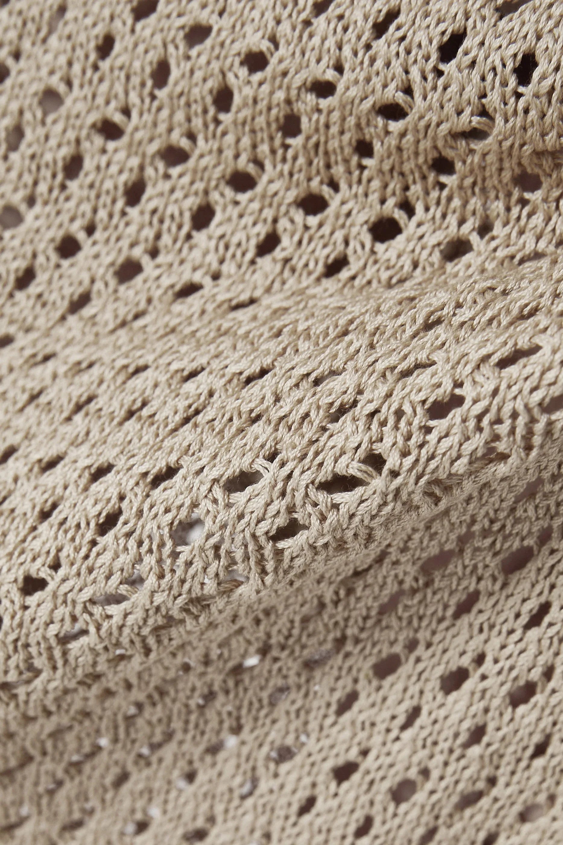 Effortless Beach Chic: The Solid Knit Hollow Out Half Skirt Cover Up cover ups LUNARITY GARAGE