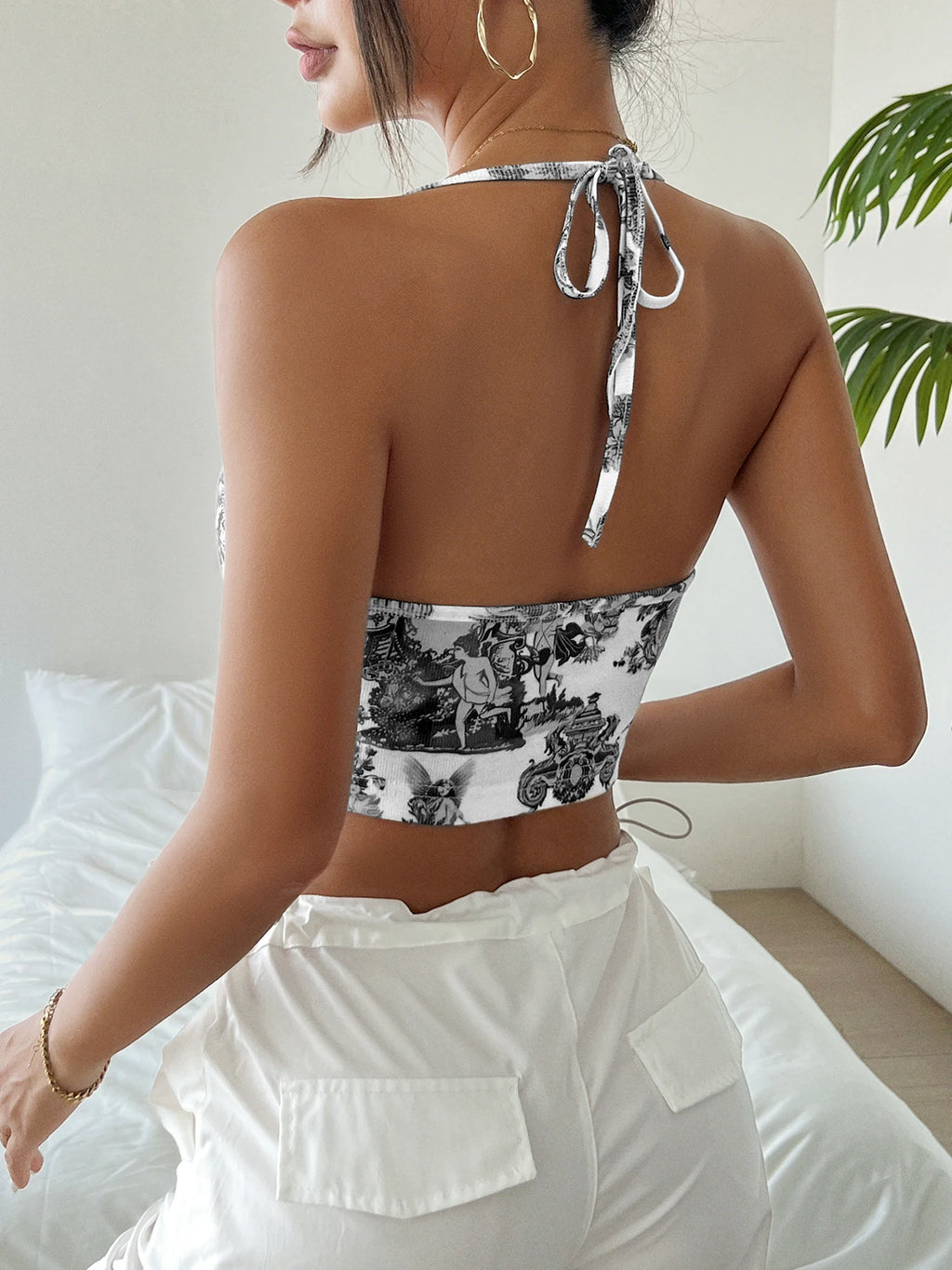 Summer Slim Sling Crop Top - Sleeveless Y2K Camisole Tank Vest crop top LUNARITY GARAGE