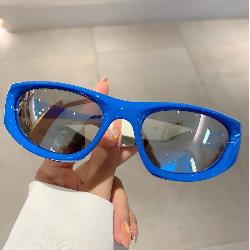 Y2K Luxury Designer Mirror Shades Sunglasses Sunglasses Lunarity Garage