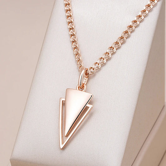 Glossy Triangle Pendant Necklace Necklace LUNARITY GARAGE   